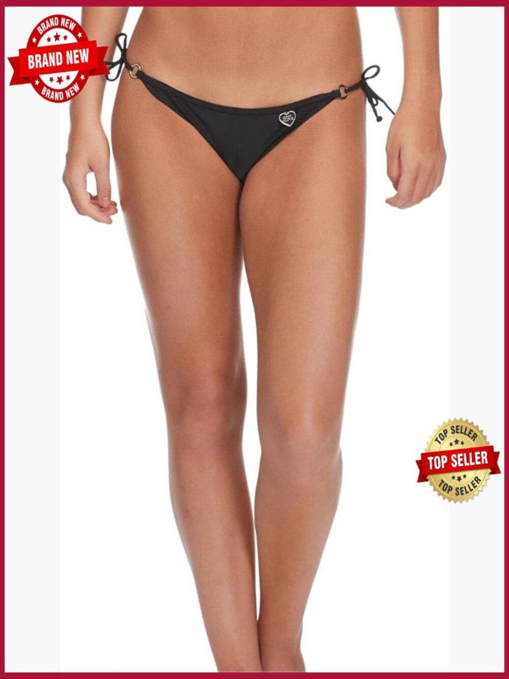 Women's Cheeky Tie Side Bikini Bottoms Low Rise Swimsuit